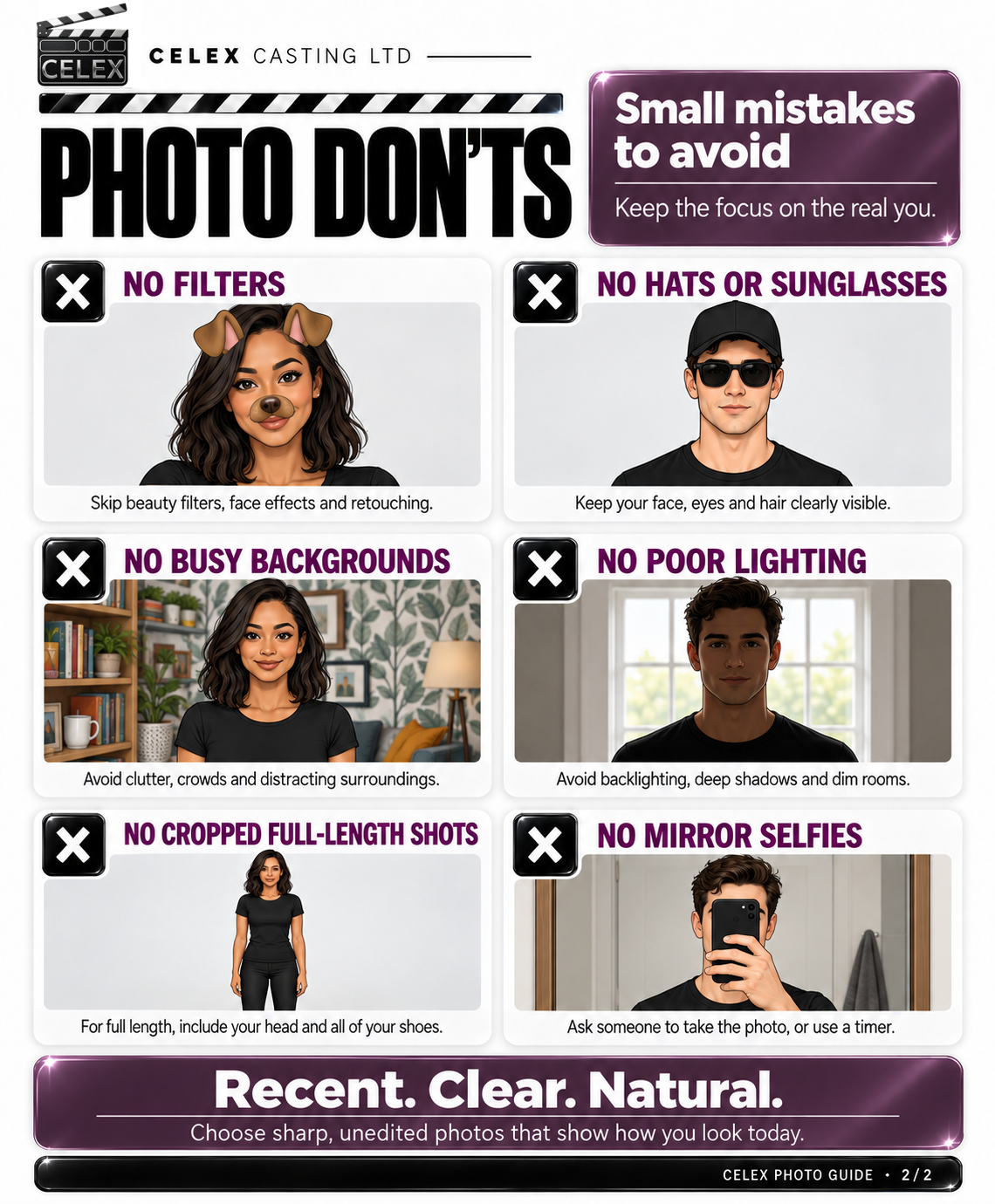 Photo Don'ts Guide